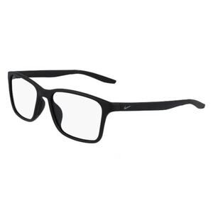 NIKE 7117 001 MATTE BLACK RECTANGULAR AUTHENTIC EYEGLASSES 56-16